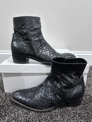 小物 Saint Laurent Python western Saint Laurent Brown Python Overseas Large Bucket Bag ○ Labellov