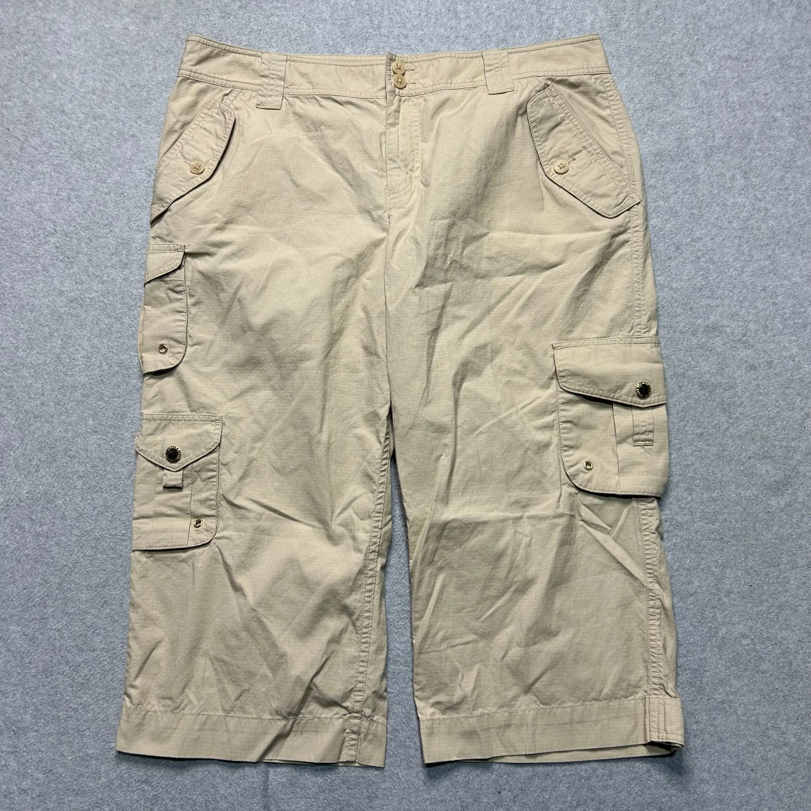 Vintage Lauren Ralph Lauren Cargo Pants Womens 14P Khaki Capri Ripstop Y2K
Opens in a new window or 