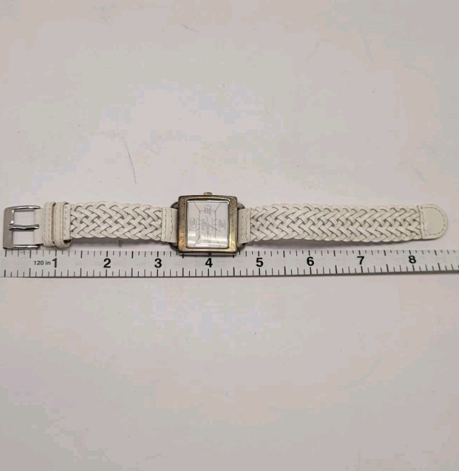 Ecclissi 925 STERLING SILVER Wristwatch White Braided  display picture 1
