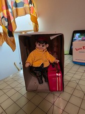 VTG China LITTLE TRAVELLER WIND UP CLOCKWORK TIN TOY MS 823