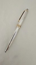 Montblanc Meisterstuck 164 Ballpoint Silver Pinstripe Gold trim
