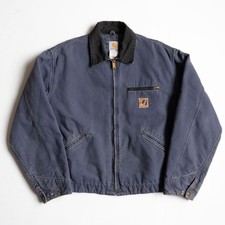 Rare Color/Made In Usa Carhartt Detroit Jacket Xl J64 Ptl Petrol Duck Old Clothe