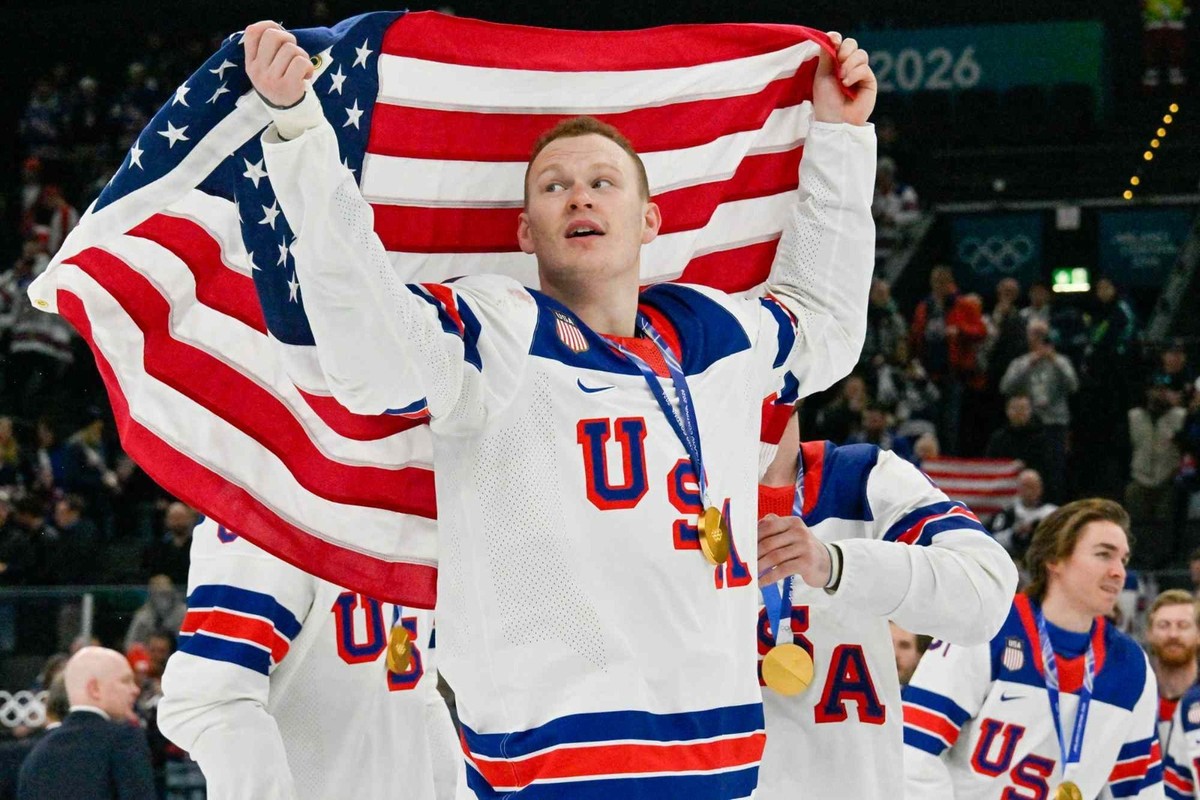 USA Hockey Jersey Brady Tkachuk #7 White 2026 Olympic Nike Large L