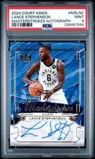2024 Court Kings Lance Stephenson Masterstrokes Auto /99 Psa 9 Pop 1