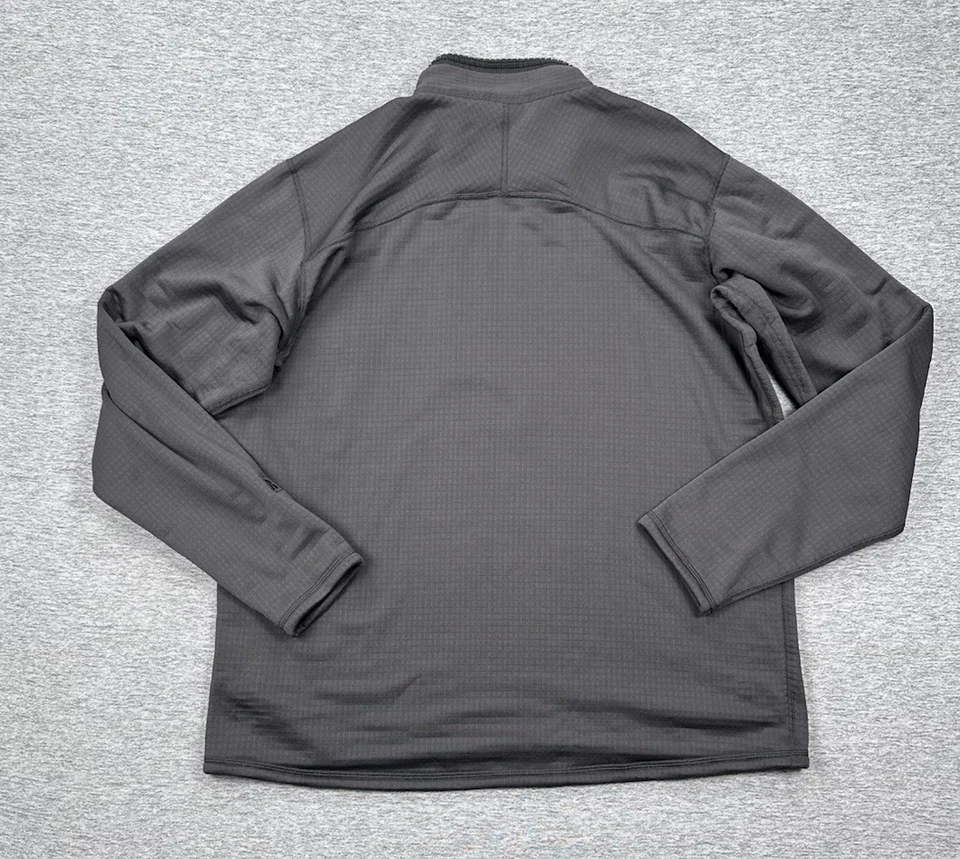 Pullover Patagonia Para Hombres XXL Gris R1 Regulador Rejilla Polartec 1/2 Cremallera Foto 3 de 4