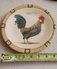 Rooster Plates Set of 2 Made in Italy — photo 3