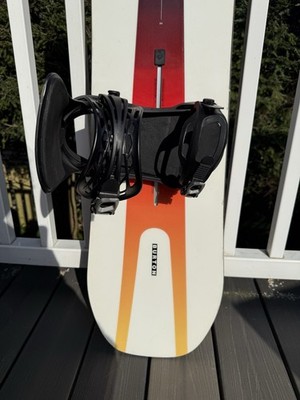 バートン カスタム burton custom 154cm cartel Burton custom Snowboard 154 cm with cartel X Bindings, White