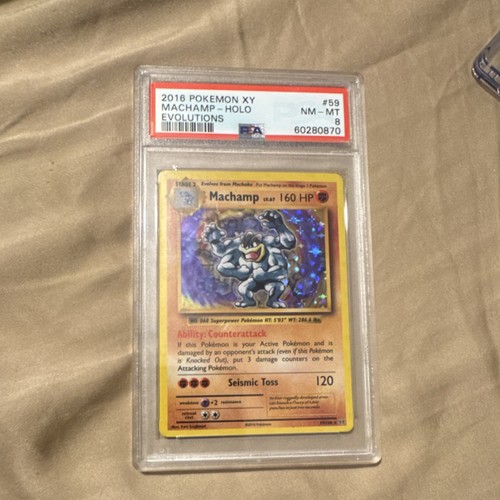 Machamp graded PSA 8 for sale on eBay