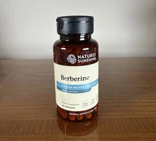 Nature's Sunshine Berberine Glucose Metabolism Support, 90 Veg Caps BRAND NEW