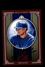 Signed Baseball Card Auto 2005 Donruss Diamond Kings #115 Andres Blanco Var.