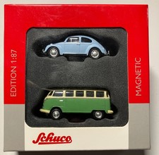 Schuco 1:87 Magnetic Edition Art. -Nr. 45 249 0100 VW Käfer und T1 Bus