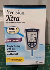 Precision Xtra Blood Glucose and Ketone Monitoring System - No Coding - Sealed