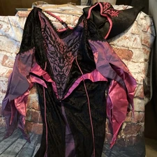 Maleficent Costume Adult Sz 2XL Cosplay Outfit, Halloween