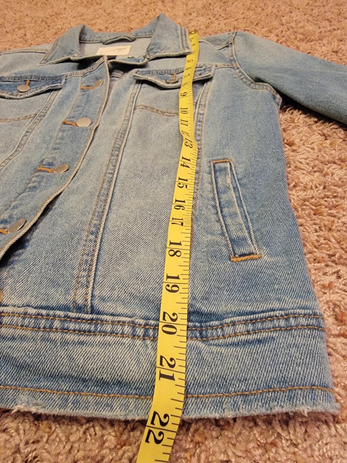 2017 Target Universal Thread Light Denim Jean Jac… - image 8