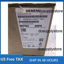 New Siemens 6SE6420-2AB21-1BA1 Frequency Inverter 650Hz UPS DHL VIP 1yr WARRANTY