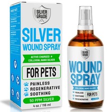 Wound Spray for Dogs Cats Hot Spots, Wounds Itch, Rash Wound Care 4 oz