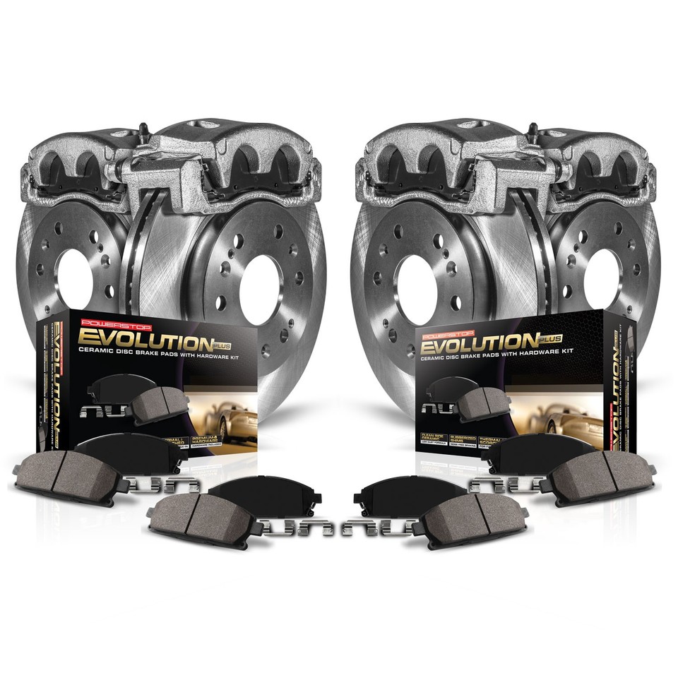 Vrm Stock PowerStop OE Stock Replacement Low-Dust Ceramic Brake Pad, Rotor and ...