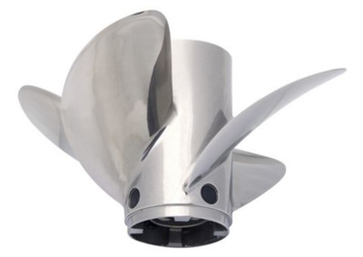Mercury 8M0151325 Revolution 4 4-Blade Stainless Steel Propeller, 14.6'' Diameter