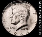 1964-D Silver Kennedy Half Dollar - Choice Gem Brilliant Unc  Lustrous  #L6011