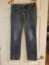 Women's Bullhead Venice Skinny Low Rise Blue Denim Jeans 1 Short