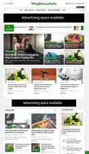 Weight Loss AI Blog Website + Affiliate & Drop Shipping