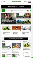 Weight Loss AI Blog Website + Affiliate & Drop Shipping