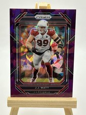 Panini 2022 Prizm J.J. Watt #8 Purple Ice Prizm /225 Arizona Cardinals NFL