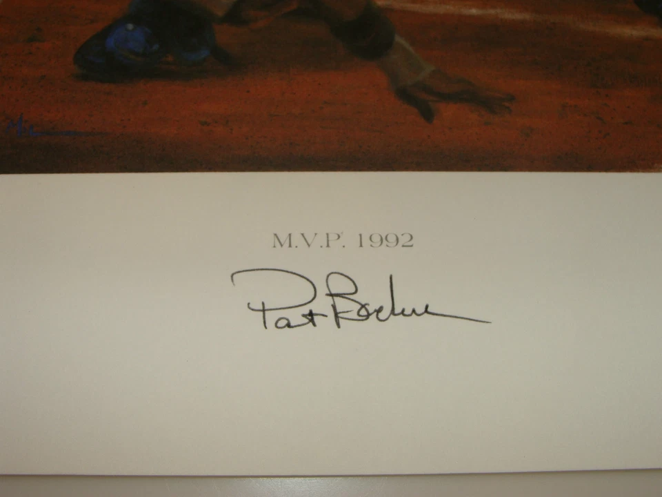 1992 WS MVP Pat Borders Signed Lithograph Toronto Blue Jays Ltd Ed #'d /20 - Image 3 of 4