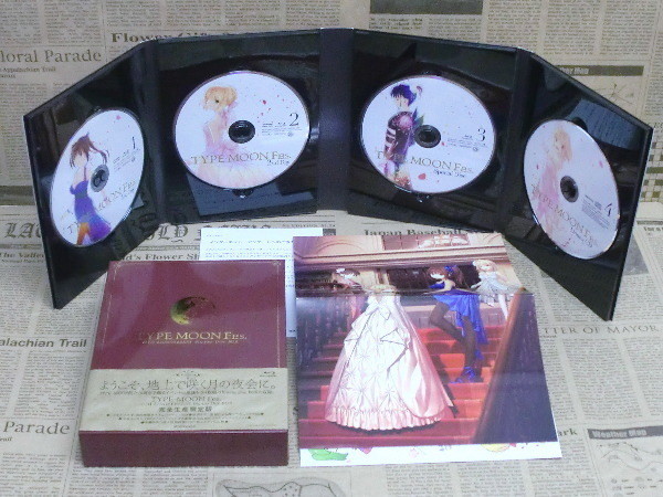TYPE MOON Fes. 10TH ANNIVERSARY Blu-ray Box Limited Edition TYPE MOON Fes. 10TH ANNIVERSARY Blu-ray Box Limited Edition