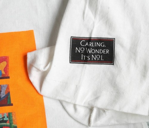 Screen Stars Carling Lager No. 1, XL 90s Single Stich Made Ireland - 第 4/8 張圖片