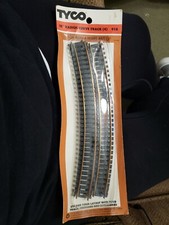 2 Tyco 18 Radius Curve Track. 918. Total 8 Tracks Rare New.