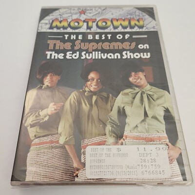 The Best of the Supremes on the Ed Sullivan Show (DVD 2011) New Sealed