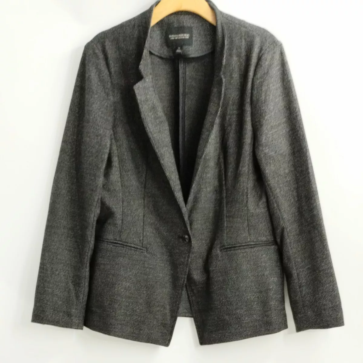 Stretch knit hotsell blazer womens