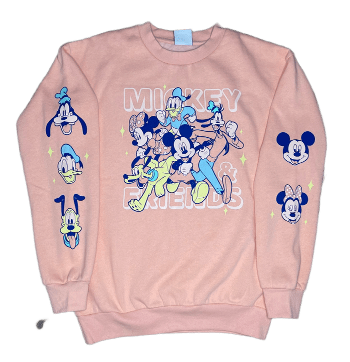 Disney Mickey & Co. Mickey & Friends Fab 5 Crew Neck Pullover