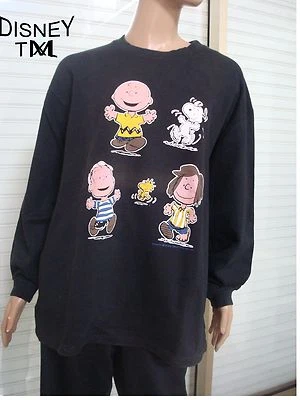 SWEAT MOLLETONNE DISNEY NOIR DESSINS HUMORISTIQUE XL MOLLETONNE MIXTE 14/16 ANS - Photo 1/4