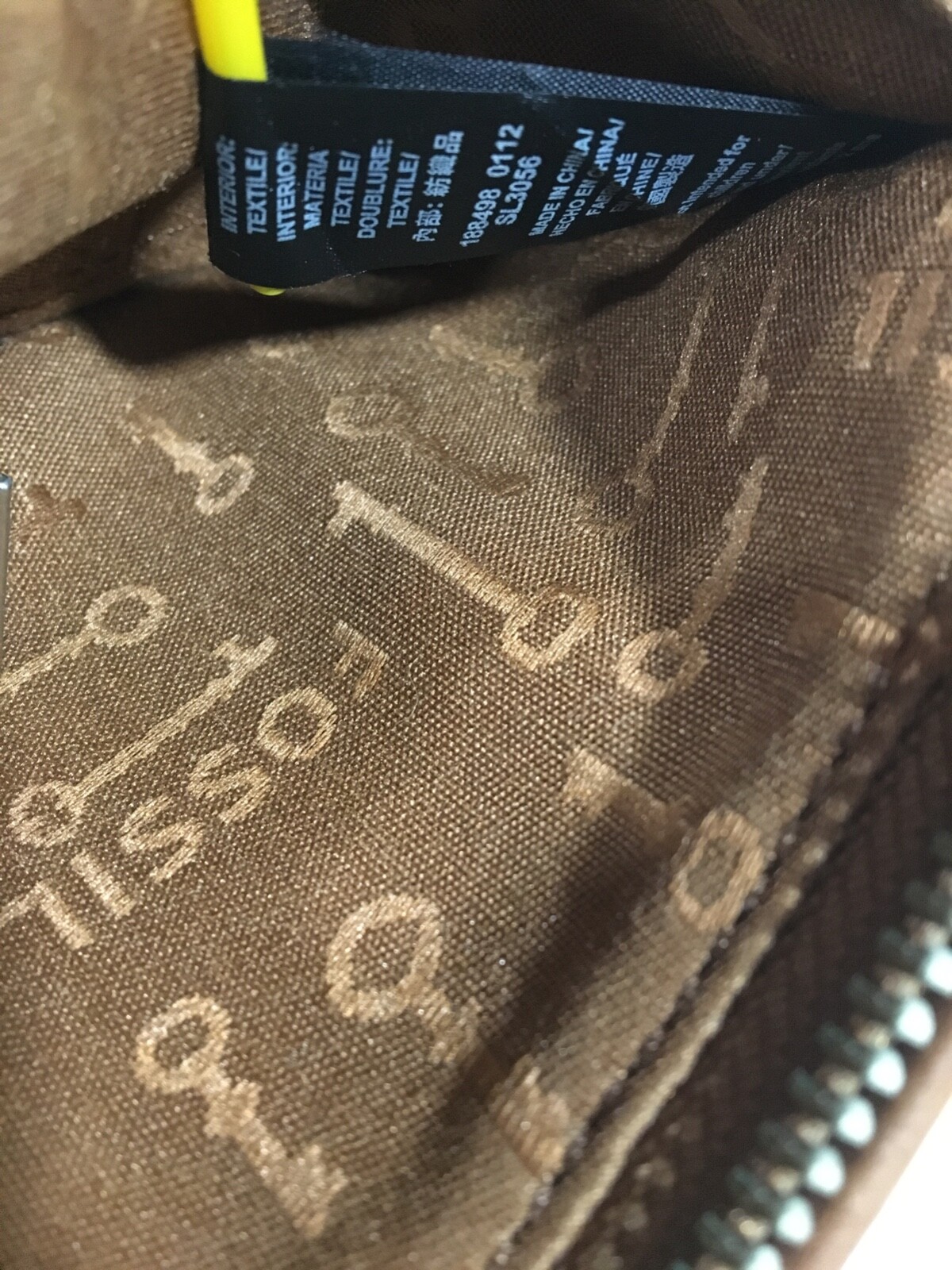 Fossil Maddox Multicolor Patchwork Brown Leather … - image 11