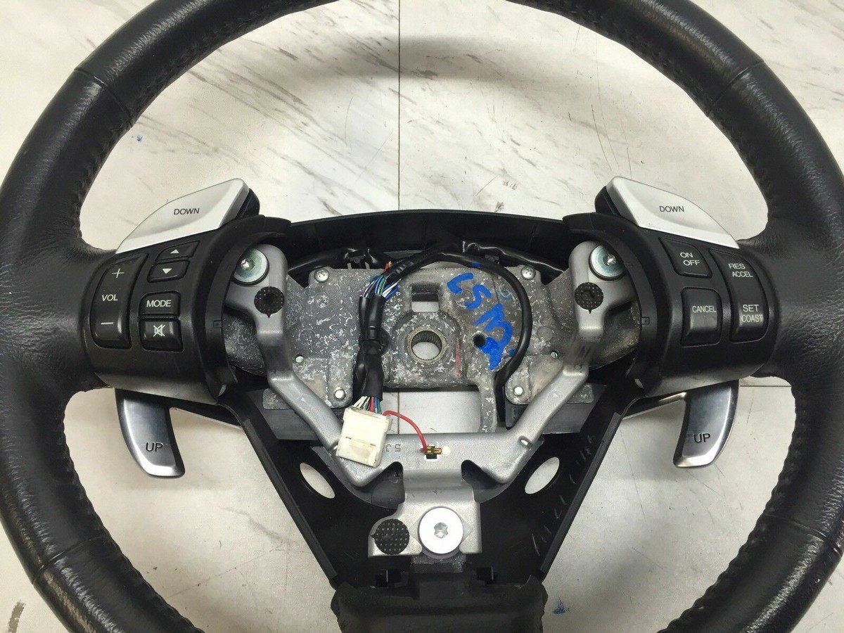 04 05 06 07 08 RX8 RX-8 Black Leather Steering Wheel w/ Shift