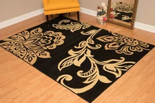 Designer Home Soft Transitional Indoor Modern Area Rug Floral - Actual Size: 2'