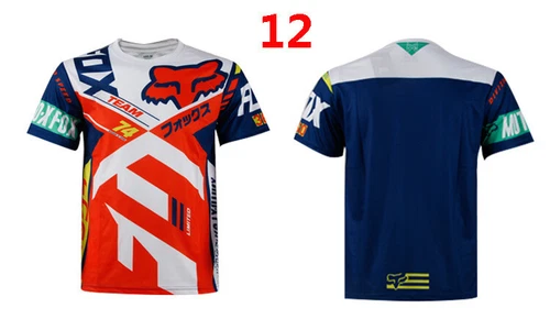 Herren Bike Motocross Jersey Fahrrad Sportswear Downhill MTB Trikott T-Shirt - Bild 36 von 37