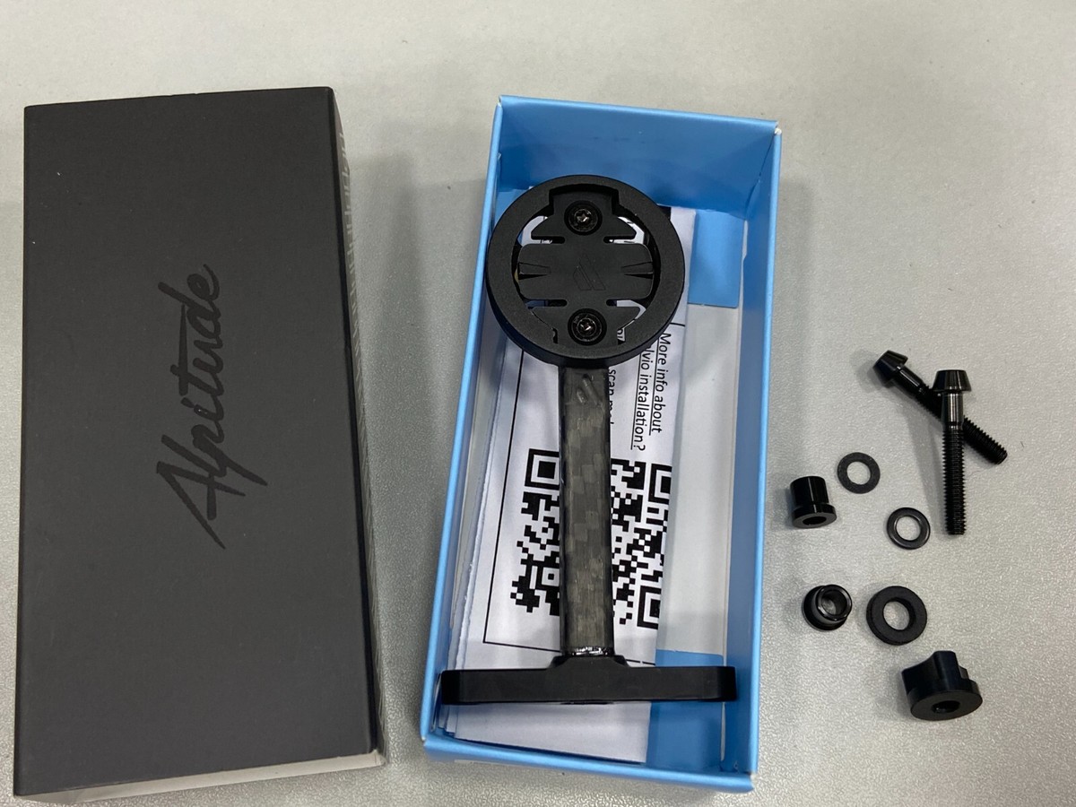 Alpitude Stelvio Out-Front Carbon Computer Mount Darimo IX2AL Combo Kit