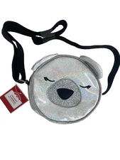 Holiday Time Polar Bear Crossbody Bag Girls Christmas Adjustable Kids Purse