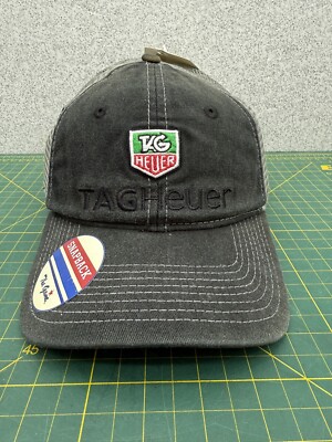 TAG Heuer Black & White Embroidered Hat Cap Snapback- by The Game - NEW!!