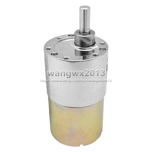 1x DC12V 24V 37GB520 Large Torque Speed Reduction Gear Motor with Metal Gearbox - Picture 5 of 7
