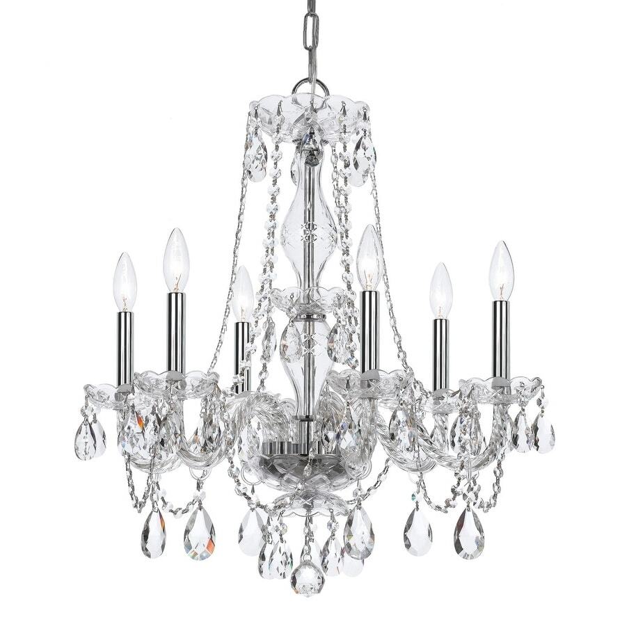 6-light Chrome Chandelier Chrome