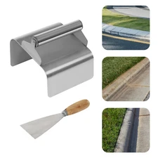 Concrete Curb Trowel Edger Landscape Curb Trowel Kraft Tool with Putty Knife