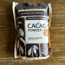 Navitas Organics Cacao Powder Raw Chocolate Mayan Superfood 16 Oz New Sealed