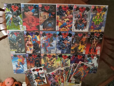 SUPERMAN / BATMAN COMPLETE SET 1-34 (of 1-87) Annual 1, 5 LOEB MCGUINNESS #8 #22