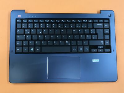 DE - Tastatur Keyboard inkl. Top Case mit Beleuchtung für Samsung NP530U4E-S02DE