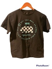 Vans california native black T Shirt Size Youth Large