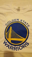 Golden State Warriors Logo NBA T-Shirt Size Large Men's American Express AMEX